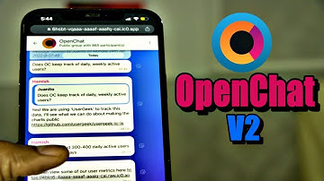 OpenChat V2 on THE INTERNET COMPUTER(ICP) | Better than Telegram,Whatsapp or Wechat?