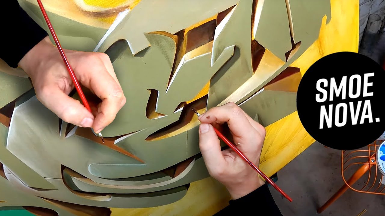 I paint my most personal canvas.