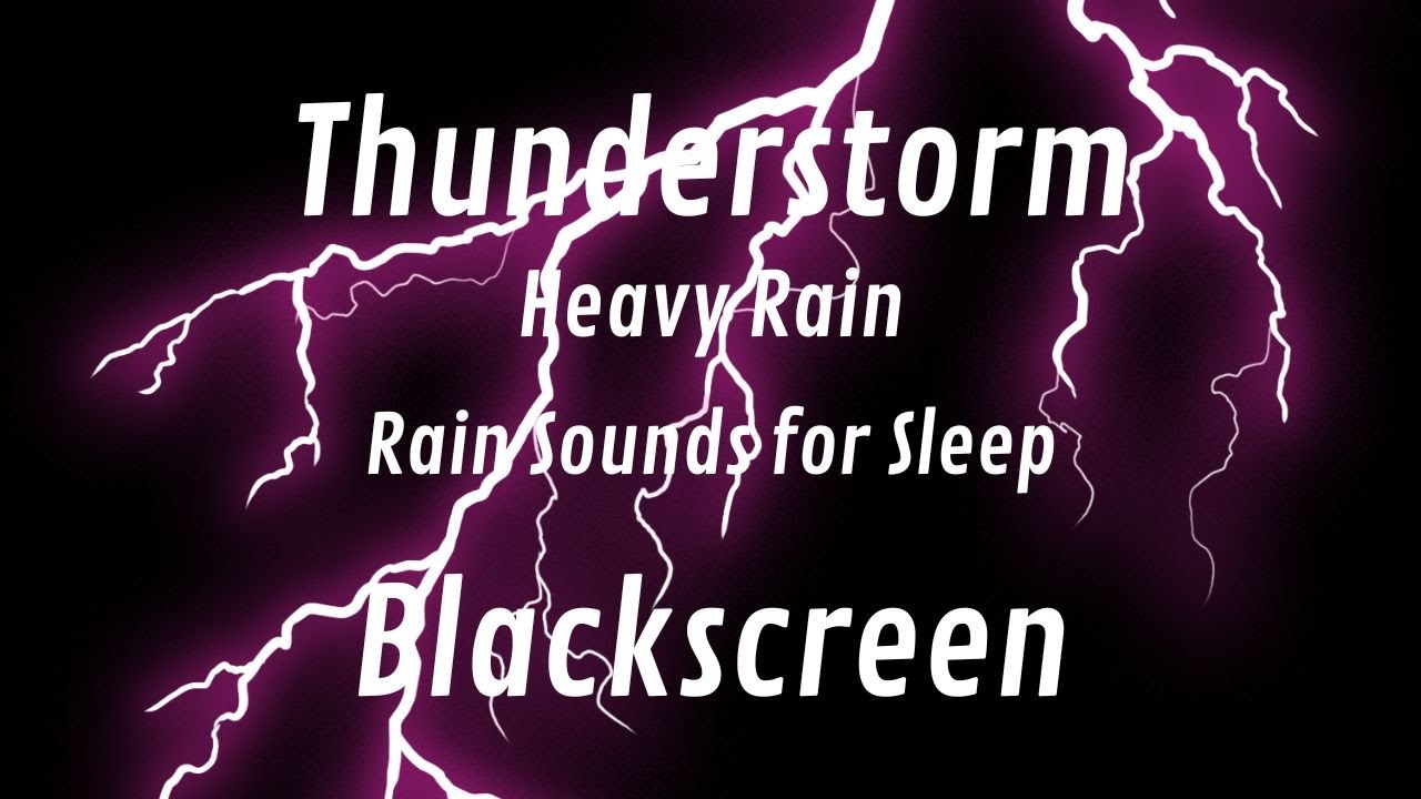 Stress Relief To Sleep Instantly With Heavy Rain Thunder Sounds stress-relief-to-sleep-instantly-with-heavy-rain-thunder-sounds