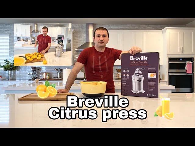 BREVILLE CITRUS PRESS PRO | Unboxing and Juicing - YouTube