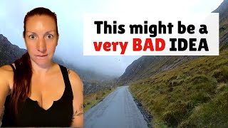 Driving the scariest road in Scotland. In a motorhome...