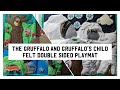 The Gruffalo and Gruffalo's child Felt double sided playmat