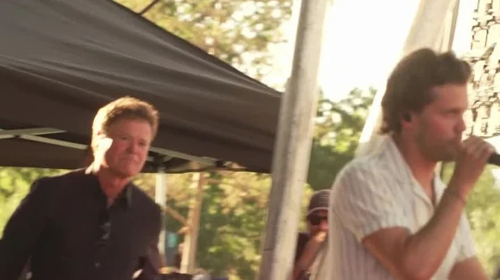 Donny Osmond and son Chris save the day during "Dr...