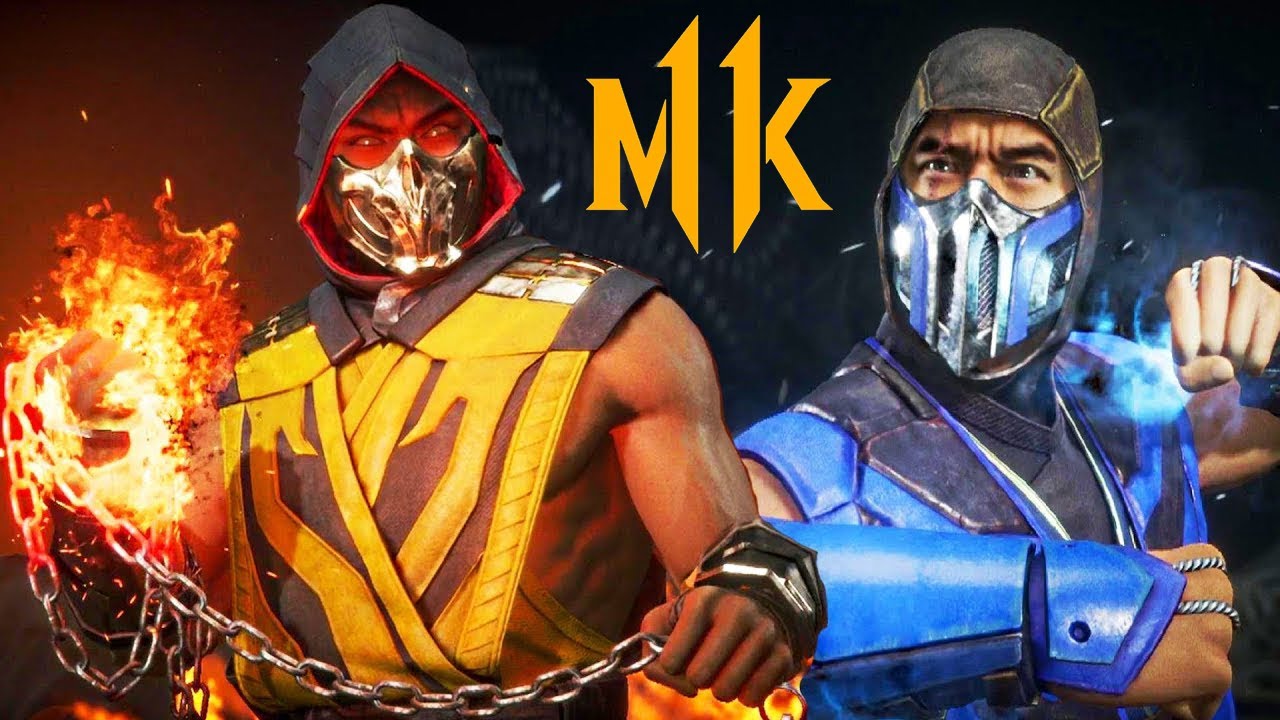 SCORPION VS SUB-ZERO FIGHT mortal kombat 11 ultimate nintendo switch