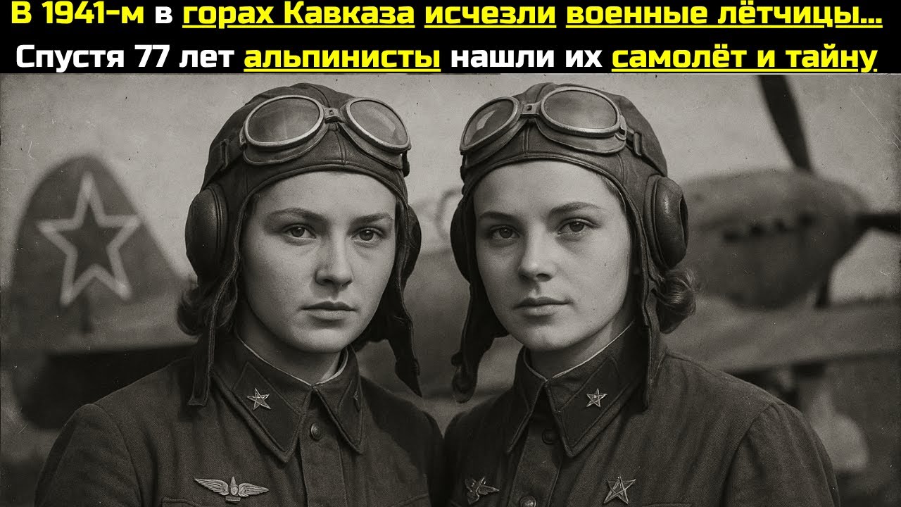 В 1941-м в горах Кавказа исчезли военные лётчицы… Спустя 77 лет альпинисты нашли их самолёт и тайну