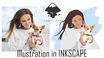 Vector Art Portrait Illustration from Photo | With INKSCAPE (free)