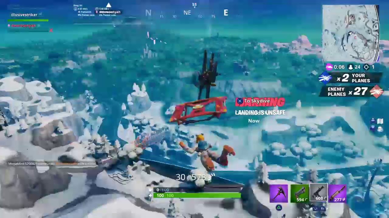 Playing food fight like as scrim match