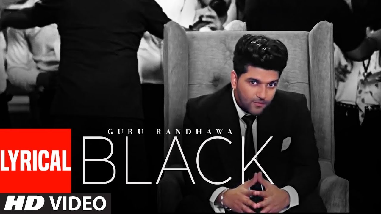 BLACK Lyrical Video  Guru Randhawa  Bhushan Kumar  Bunty Bains Davvy S Preet S Krishna M