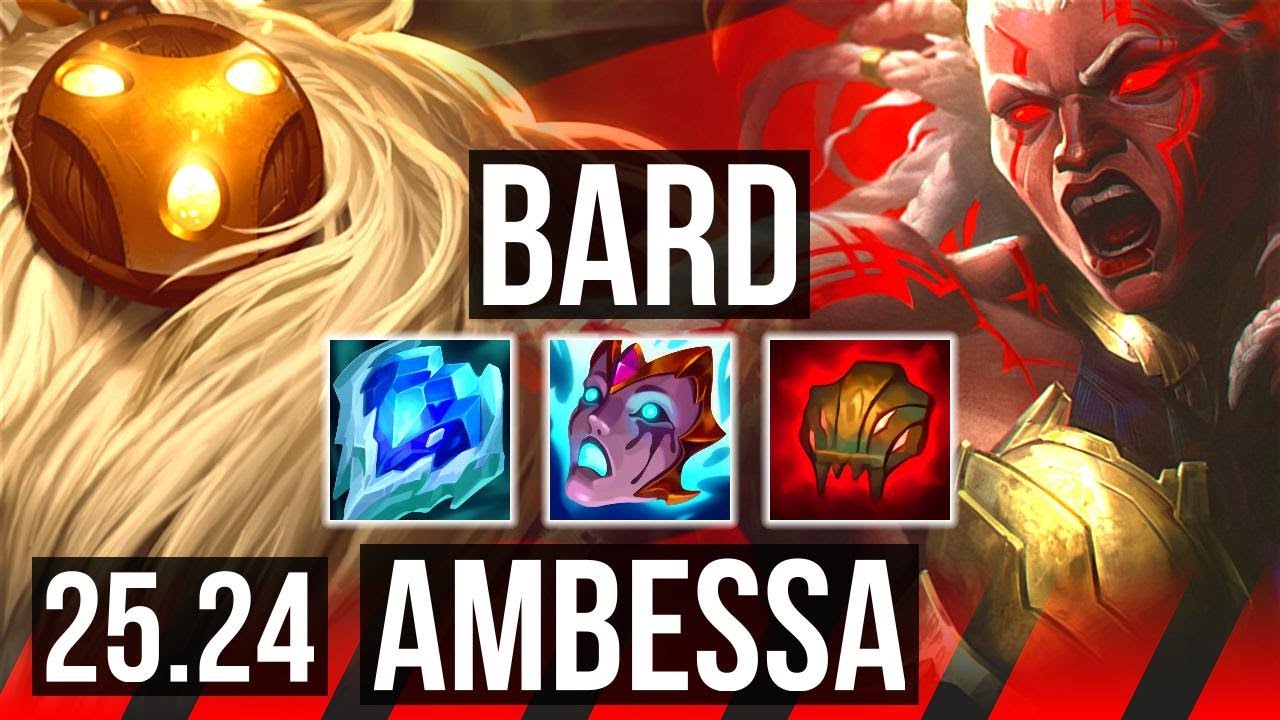 BARD vs AMBESSA (TOP) | EUW Grandmaster | 25.24
