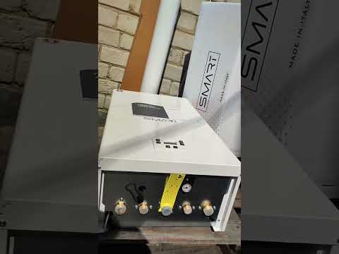 Котел газовий ITALTHERM SMART 25 F турбо, двухконтурниый + коакс. дымоход, видео 2