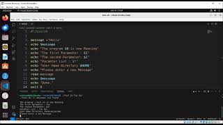 Shell script to Manipulating Parameter and Environment Variables