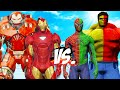 SPIDER-MAN &quot;Combine&quot; HULK POLYCHROME VS IRON MAN &quot;Combine&quot; HULKBUSTER - EPIC SUPERHEROES WAR