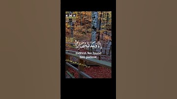 نعم العبد إنهُ أواب #تلاوةخاشعة #قرآن_كريم