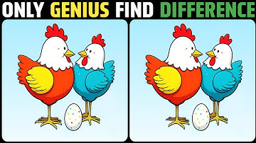 Only 2% 🤯 Genius Can Spot 3 Differences! 👀🔥