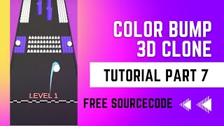 Color Bump 3D Android/ios Unity Tutorial - Part 7/7- Game Manager and Trail Renderer- Hypercasual screenshot 1