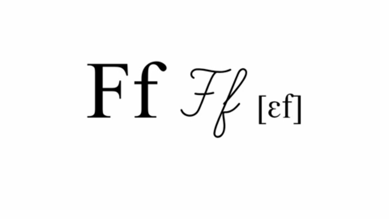 F f. Letter writing practice - YouTube