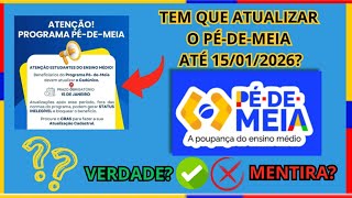 🧦PÉ-DE-MEIA: VAI PERDER O BENEFÍCIO SE NÃO ATUALIZAR ATÉ 15/01? A VERDADE!