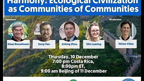 Webinar Harmony: Ecological Civilization as Commun...