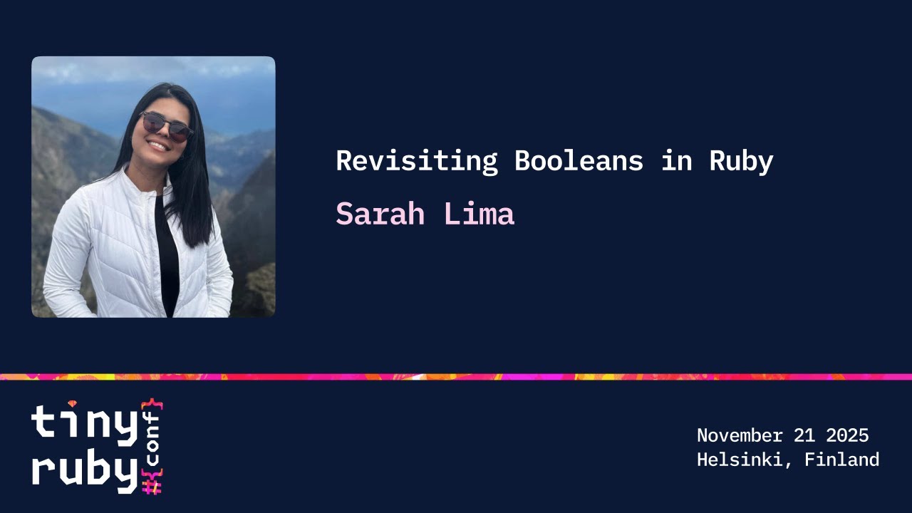 Revisiting Booleans in Ruby | RubyEvents.org