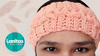 ✅?DIADEMA TURBANTE TEJIDA A CROCHET para principiantes paso a paso. Puff stitch HEADBAND?