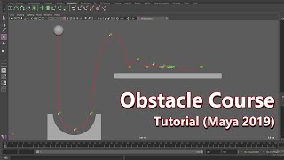 Obstacle Course - 3D Animation Tutorial (Maya 2019) #3d #animation #tutorial