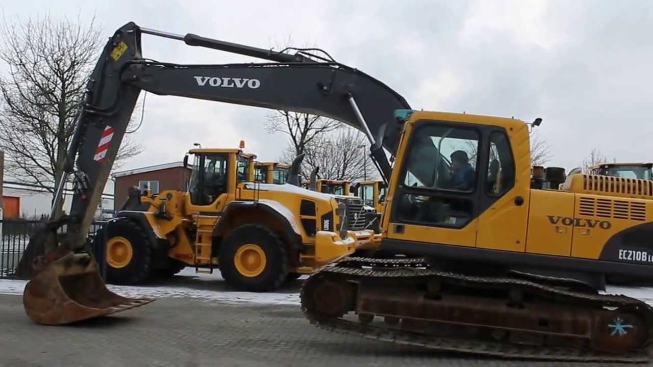 Экскаватор volvo 210