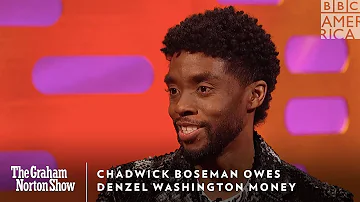Chadwick Boseman Owes Denzel Washington Money | The Graham Norton Show | Friday @ 11pm | BBC America