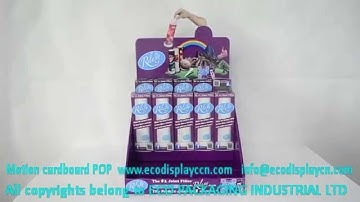 Motion cardboard counter display from ECO