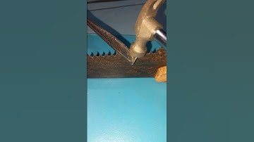 Old school, crazy results!The saw becomes like new againi