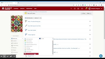 Import PDF into Schoology as a Link