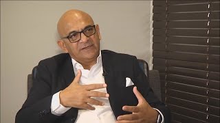 Chris Bishop in conversation with former SA Intelligence boss Moe Shaik