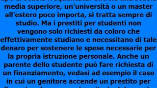Prestiti Per Sostenere Gli Studi