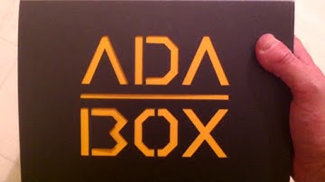 Adabox #2 testing first built configuration