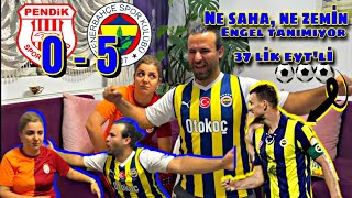 PENDİKSPOR 0-5 FENERBAHÇE / FANATİK FENERBAHÇELİ EŞİMLE MAÇA TEPKİ / FENERBAHÇE DOLU DİZGİN 19'DA 19