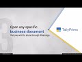 How to Send Documents from TallyPrime Through WhatsApp | TallyHelp | Tally Prime 4.0
