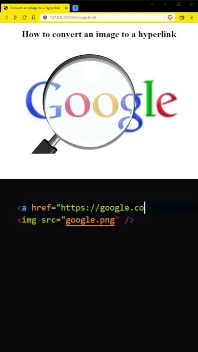 How to use an image as a link in HTML