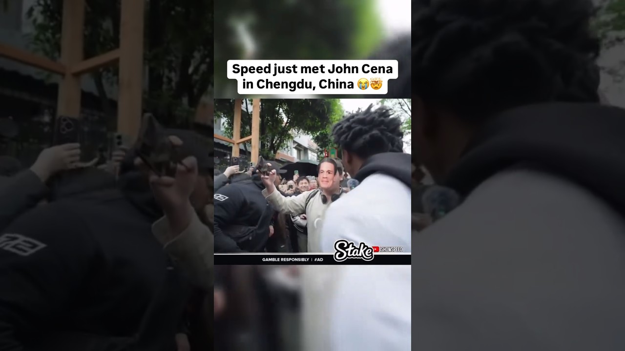iShowSpeed MEETS JOHN CENA IN CHINA!🔥CRAZIEST REACTION EVER?! 
