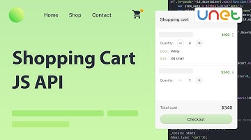 Shopping Cart JS API