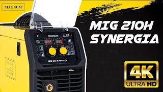 MIG welding machine 210H SYNERGY MAGNUM - review and test of welding