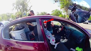 Breathless Moment- Police Break Window to Save 1-Year-Old Girl