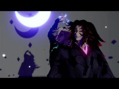 【鬼滅のMMD】Boss BXXch 【黒死牟】【童磨】Demon Slayer Kokushibo Douma
