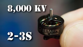 BetaFPV 1103 8000KV Motor Preview
Heres a close up look at a new 2-3S 1103 motor by BetaFPV. If you think its the same motor with a different KV rating, then look closer! If you want to try these motors for yourself, then please consider supporting this channel by using my affiliate links, below. Thanks!
UPDATE:
The design of the bell has changed. It now has holes for prop screws, but its still quite light. Thats great news for people building toothpicks and light weight 3-inch builds!
Related Videos:
Using floss instead of screws: https://youtu.be/DJdi-Lvu6xE
ShutterBug85: https://youtu.be/4uhbz7J9rH0
ShutterBug85 HD: https://youtu.be/SdAEzuvYbdk
Where to buy:
http://bit.ly/2y8ppiG (GetFPV)
https://amzn.to/2NyWeQe (Amazon)
http://bit.ly/2YyhpCW (BetaFPV)
Batteries Shows Here:
http://bit.ly/2KWQmOA (RDQ 300mAh 3S)
http://bit.ly/2RR7eHb (RDQ 350mAh 3S)
https://amzn.to/2RHyveY (GNB 450mah 80C 2S - Amazon)
Other Equipment I Use:
- FrSky Taranis Q X7 Transmitter (http://bit.ly/2M55b1r)
- FatShark HD3 Goggles (http://bit.ly/32Mifyz)
- Rapid Fire Module for FatShark (http://bit.ly/2LG3JD1)
NOTE: As an Amazon Associate I earn from qualifying purchases. If you use my links to buy something, then it helps me out and costs you nothing extra. :-) BetaFPV 1103 8000KV Motor Preview
