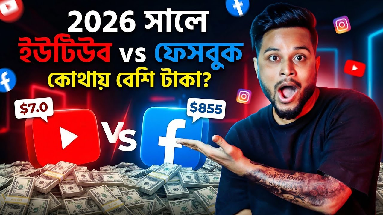 ইউটিউবের দিন শেষ ❌ ফেসবুকের ধামাকা শুরু 😍 Youtube vs Facebook ? তারাতারি মালামাল হবে সবাই 