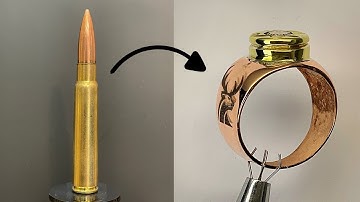 How to make a custom ring and turn a gun bullet into a ring