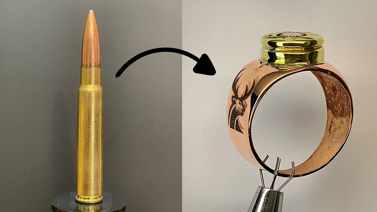 How to make a custom ring and turn a gun bullet into a ring