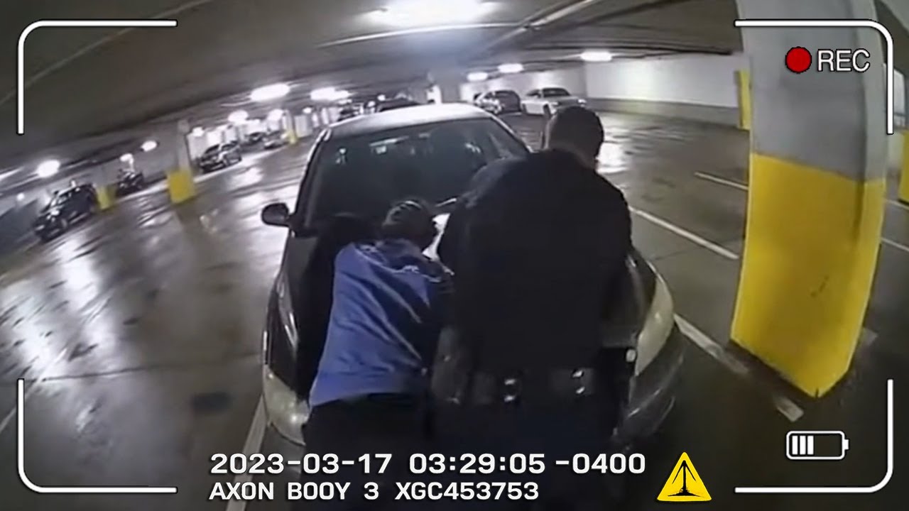 Hospital Garage Bodycam Racist Cop Assaults Black Medical Worker — Fired, Decertified