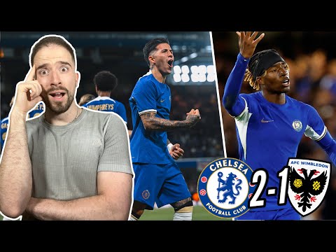 Chelsea THROUGH To Third Round In NARROW Win After Non-Televised CHAOS! | Chelsea 2-1 Wimbledon