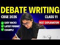 Class 11 English Debate Writing Format Tricks Sample Answers CBSE 2026 Nikita Singh mp3