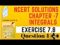 🔹️🔹️maths ncert solutions|class 12|chapter 7 integrals exercise 7.8 question 4|cbse🔹️🔹️