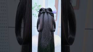 Easy & Unique Bow Hairstyle for Girls 🎀✨ #shorts#hairstyle #hairtutorial #hairstylesforgirls
